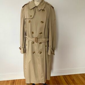 Vintage Burberrys Tan Trench Coat Nova Check